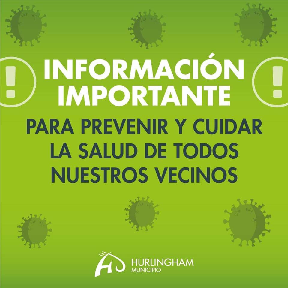 Salud - Coronavirus (covid19) y dengue en Hurlingham - Municipalidad de Hurlingham