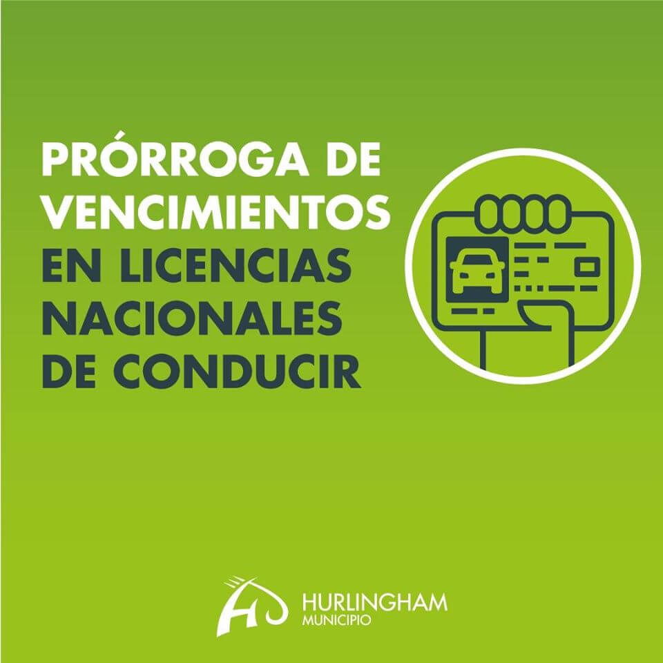Suspensión de licencias de conducir -Coronavirus (covid19) y dengue en Hurlingham - Municipalidad de Hurlingham